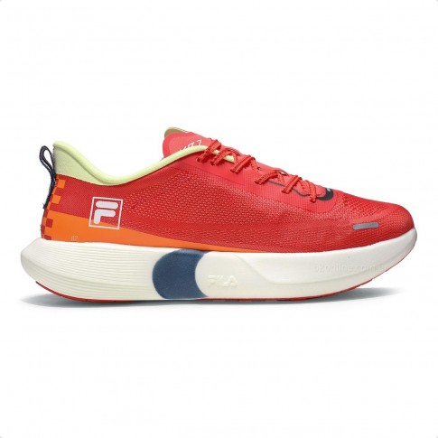 Tênis Fila Kr7 Pro Speed Tech Masculino Vermelho / Laranja