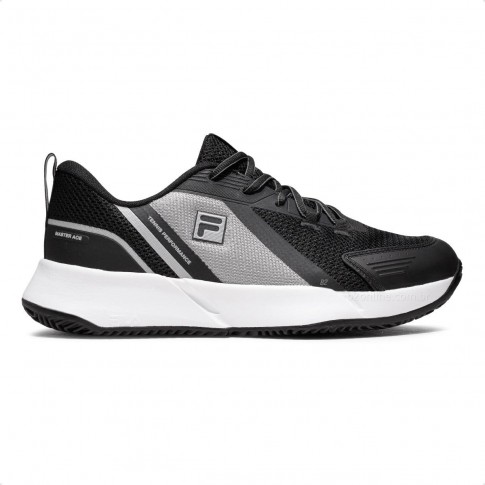 Tênis Fila Master Ace Masculino Preto / Cinza