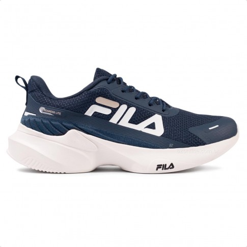 Tênis Fila Progress Lite Masculino Marinho / Branco