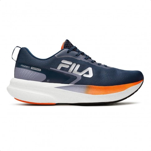 Tênis Fila Racer Fastpace Masculino Marinho / Laranja