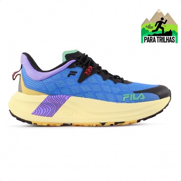 Tênis Fila Racer Skytrail Masculino Azul / Amarelo