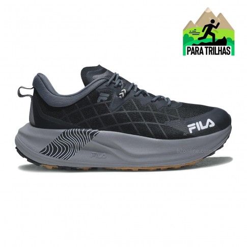 Tênis Fila Racer Skytrail Masculino Preto / Cinza