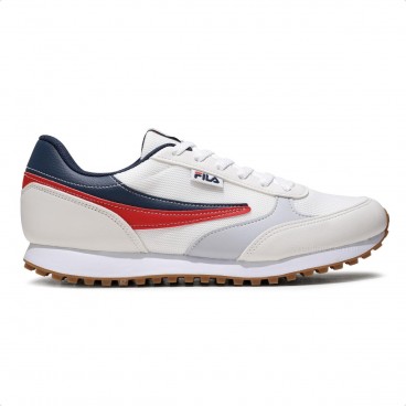 Tênis Fila Renno Classic Masculino Branco / Marinho