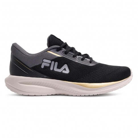 Tênis Fila Rise Up Masculino Preto / Dourado