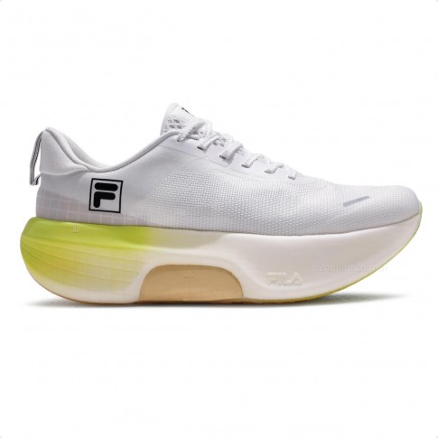 Tênis Fila Speedrocker Skyfoam Masculino Branco / Amarelo Neon