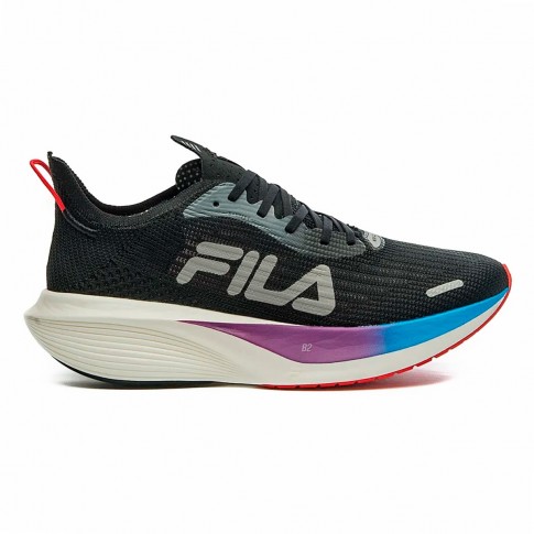 Tênis Fila Racer Carbon 2 Masculino Preto / Azul