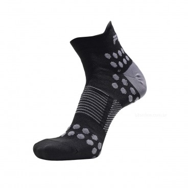 Meias Fila Functional Unissex Preto / Chumbo