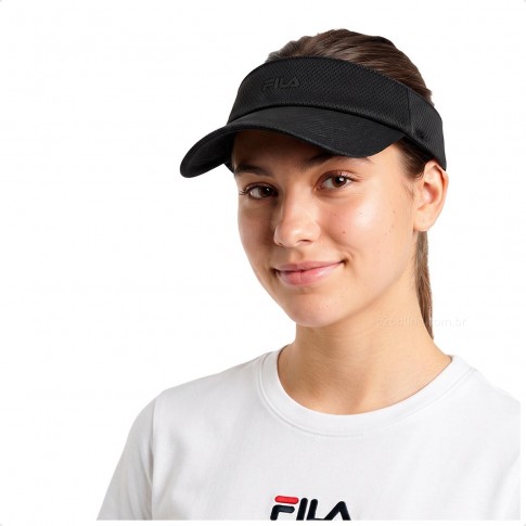 Viseira Fila Sport Life Confort Unissex Preto