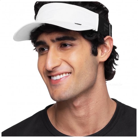Viseira Fila Sport Life Unissex Branco / Preto