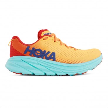 Tênis Hoka Rincon 3 Masculino Laranja / Azul