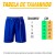 Shorts Joma Cruzeiro Futsal 25 S/Nº Azul / Branco
