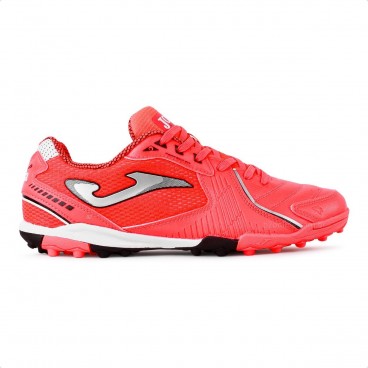 Chuteira Futebol Society Joma Dribling Coral / Prata