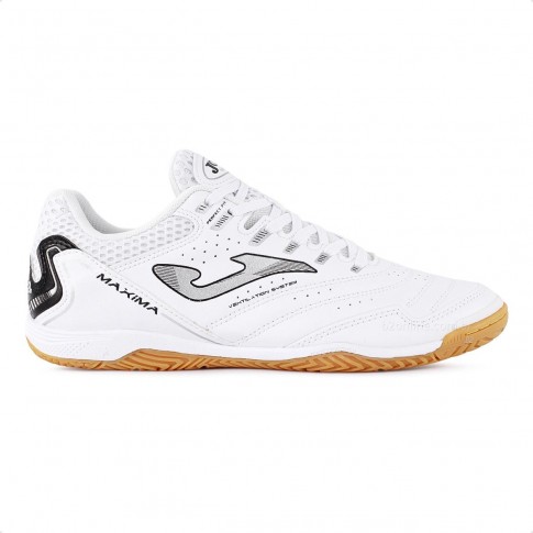 Chuteira Futsal Joma Maxima Branco / Preto