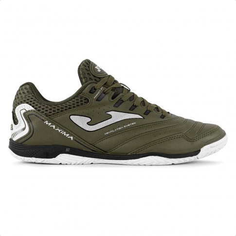 Chuteira Futsal Joma Maxima Verde Militar