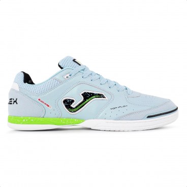 Chuteira Futsal Joma Top Flex Azul / Verde