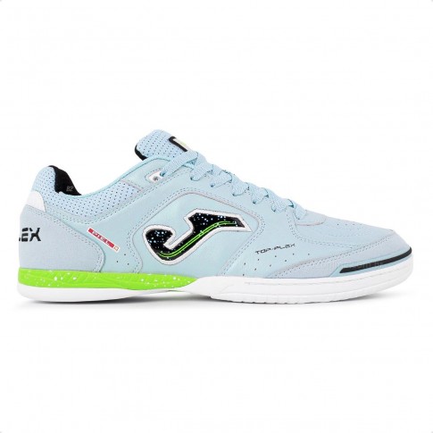 Chuteira Futsal Joma Top Flex Azul / Verde