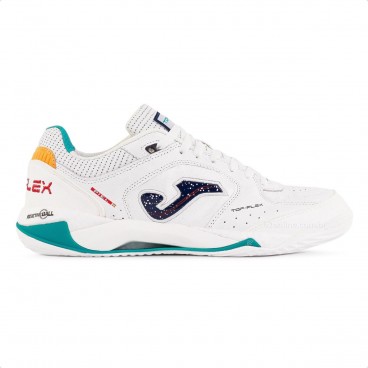 Chuteira Futsal Joma Top Flex Plus Masculina Branco / Verde