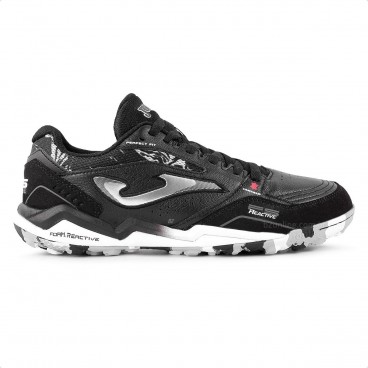 Chuteira Joma Society FS Reactive Masculina Preto / Branco