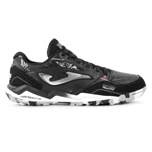 Chuteira Joma Society FS Reactive Masculina Preto / Branco