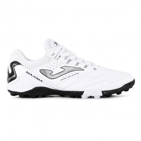 Chuteira Society Joma Máxima Masculino Branco / Prata