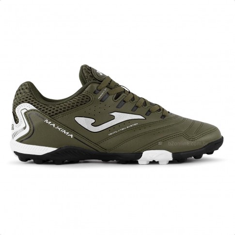 Chuteira Society Joma Máxima Masculino Verde Militar