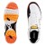 Chuteira Society Joma Top Flex Branco / Laranja