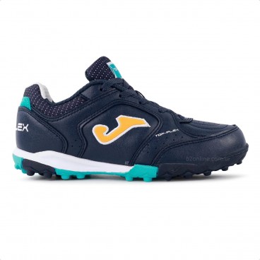 Chuteira Society Joma Top Flex JR Marinho / Amarelo