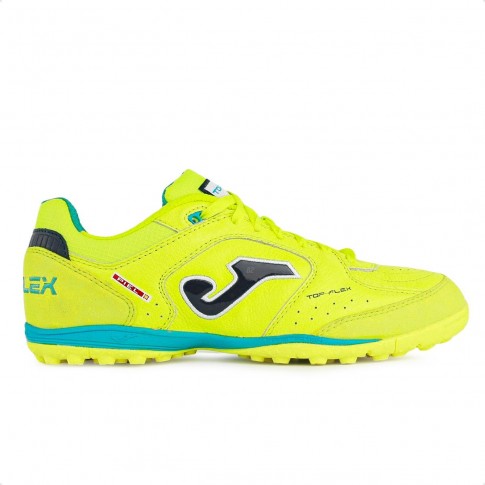 Chuteira Society Joma Top Flex Verde / Azul