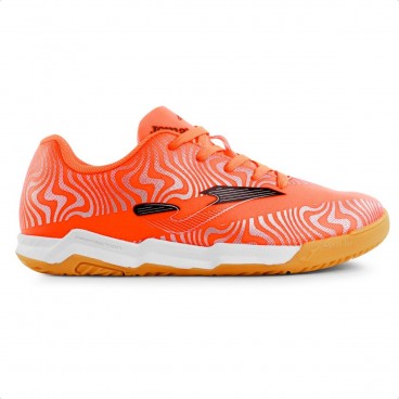 Chuteira Futsal Joma Evolution JR Laranja / Cinza