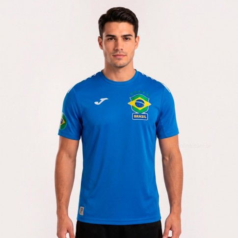 Camisa do Brasil Joma Torcedor Copa Azul