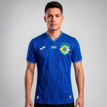 Camisa do Brasil Joma Torcedor Hexa Azul