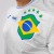 Camisa do Brasil Joma Torcedor Hexa Branco