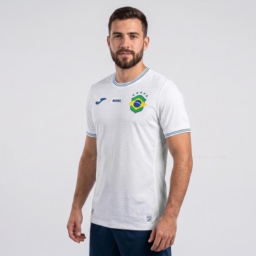 Camisa do Brasil Joma Torcedor Hexa Branco