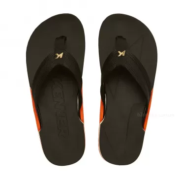 Sandália Kenner NK6 Pro Preto / Laranja