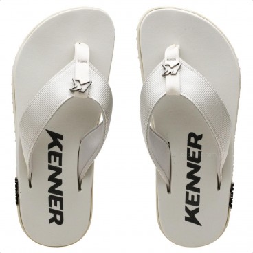 Sandália Kenner Kivah Cinza / Bege