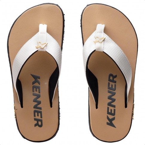 Sandália Kenner Kivah Marrom Claro / Preto