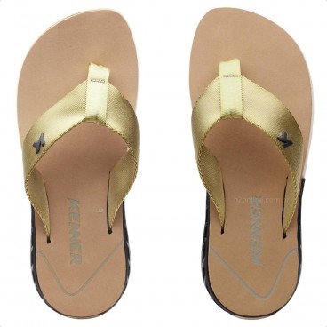 Sandália Kenner Rakka Bege / Dourado