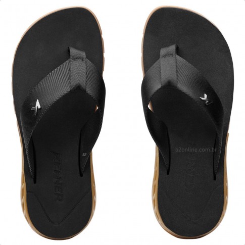 Sandália Kenner Rakka Preto / Marrom