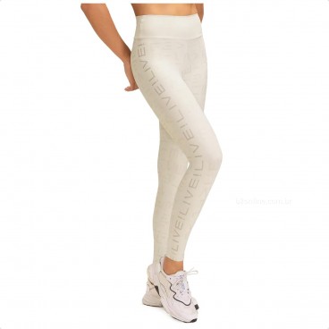 Calça Legging Live Icon HydeFit Adaptiv Feminina Cinza