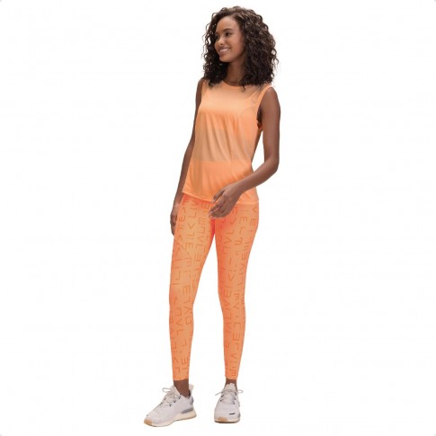 Calça Legging Live Icon HydeFit Adaptiv Feminina Laranja