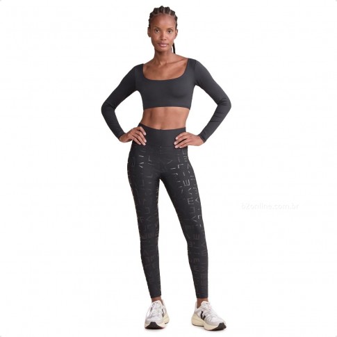 Calça Legging Live Icon HydeFit Adaptiv Feminina Preto