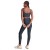 Calça Legging Live Sense Feminina Marinho / Cinza
