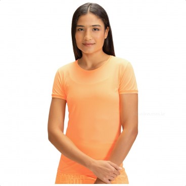 Camiseta Live Basic Feminina Laranja