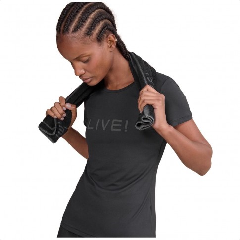 Camiseta Live Icon Comfort Feminina Preto