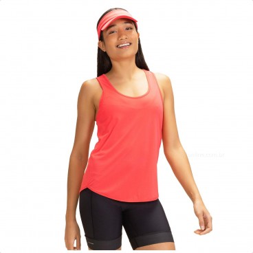 Camiseta Regata Live Basic Comfort Feminina Vermelho