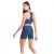 Shorts Live Fit Icon Adapt Feminino Azul / Marinho