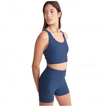 Shorts Live Fit Icon Adapt Feminino Azul / Marinho