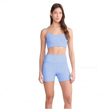 Shorts Live Fit Sense Pro Feminino Azul Claro