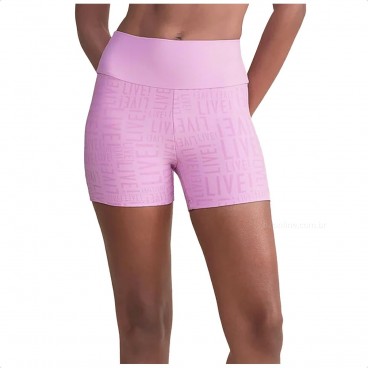 Shorts Live Fit Sense Pro Feminino Rosa