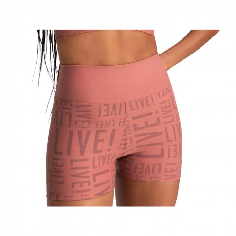 Shorts Live Fit Sense Pro Feminino Rosa Escuro